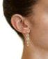 ფოტო #2 პროდუქტის White Topaz (4-5/8 ct. t.w.) & Diamond Accent Drop Earrings in 14k Gold