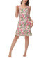 ფოტო #4 პროდუქტის Women's Printed Ruffle Nightgown