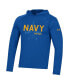 ფოტო #3 პროდუქტის Men's Royal Navy Midshipmen Blue Angels Performance Raglan Hoodie T-shirt