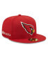 Фото #5 товара Men's x Alpha Industries Cardinal Arizona Cardinals Alpha 59FIFTY Fitted Hat