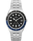ფოტო #1 პროდუქტის Men's Q GMT Stainless Steel Bracelet Watch 38mm
