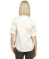 ფოტო #2 პროდუქტის MICHAEL Women's Poplin Tab-Sleeve Utility Top