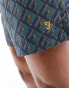 Фото #2 товара Farah colbert monogram swim shorts in green