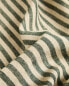 Striped linen beach wrap towel