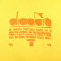 Diadora Manifesto Logo Crew Neck Short Sleeve T-Shirt Mens Yellow Casual Tops 17