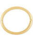 ფოტო #3 პროდუქტის Polished Tube Hinge Wide Bangle Bracelet in 18k Gold-Plated Sterling Silver