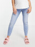 Urban Bliss Maternity skinny jeans in blue