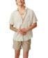 ფოტო #1 პროდუქტის Men's Cuban Short Sleeve Shirt