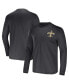 Фото #2 товара Men's NFL x Darius Rucker Collection by Charcoal New Orleans Saints Team Long Sleeve T-shirt
