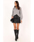 ფოტო #3 პროდუქტის Women's Carly Collar Knit Sweater