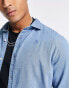 Scalpers denim shirt in blue