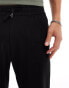 Jack & Jones drawstring tapered trouser in black Черный, 2XL - W38 - фото #4