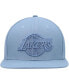Фото #3 товара Men's Light Blue Los Angeles Lakers Tonal Snapback Hat