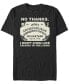 ფოტო #1 პროდუქტის Men's No Thanks Short Sleeve Crew T-shirt