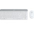 Фото #3 товара Logitech MK470 Slim Combo - Full-size (100%) - RF Wireless - QWERTZ - White - Mouse included