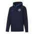 Фото #1 товара Puma Ftblcore Fan Fleece Pullover Hoodie Mens Blue Casual Outerwear 77009303