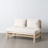 Фото #2 товара Двухместный диван AKAR Натуральный древесина тика 131 x 80 x 77,5 cm
