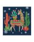 Mary Urban Lovely Llamas III Christmas Canvas Art - 27" x 33"