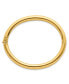 18k Yellow Gold 6.3mm Hinged Bangle Bracelet