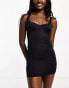 Dorina Exclusive Mix & Match Sublime Sculpt medium control shaping slip dress in black