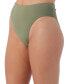 Фото #3 товара Juniors' Saltwater Solids Max High-Waisted Bottoms