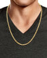 Diamond Cut Rope 22" Chain Necklace (4mm) in 14k Gold, Made in Italy