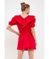 Women's Smocked Ruffled Mini Dress