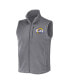 Фото #3 товара Жилет мужской Fanatics NFL x Darius Rucker Collection серого цвета Los Angeles Rams Polar Fleece Full-Zip Vest