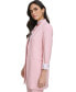 Фото #4 товара Petite Luxe Open Front 3/4-Sleeve Jacket