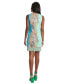 ფოტო #2 პროდუქტის Petite Paisley-Print Jewel-Neck Dress