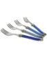 Laguiole Shades of Blue Cake Forks, Set of 4