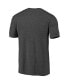 Фото #4 товара Men's Heathered Charcoal Florida Marlins Cooperstown Collection True Classics Tri-Blend T-shirt