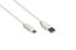 Фото #1 товара Good Connections 2831-AC010W - 1 m - USB A - USB C - USB 3.2 Gen 2 (3.1 Gen 2) - 10000 Mbit/s - White