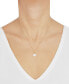 ფოტო #3 პროდუქტის Cultured Freshwater Pearl (6-3/4mm) 18" Pendant Necklace in 14k Gold