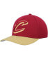 Men's Wine, Gold Cleveland Cavaliers MVP Team Two-Tone 2.0 Stretch-Snapback Hat Wine, Gold - фото #2