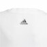 Child's Short Sleeve T-Shirt Adidas Essentials White