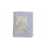 Фото #2 товара Детское одеяло Медведь вышивка Синий Двойное