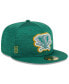 Фото #7 товара Men's Green Oakland Athletics 2024 Clubhouse 59FIFTY Fitted Hat