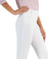 Фото #4 товара Women's Pull On Slim-Fit Rivet Detail Cropped Pants, Created for Macy's