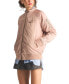 Фото #8 товара Women's Washed Satin Boyfriend Jacket