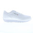 Фото #1 товара Reebok Classic Renaissance Wide Mens White Wide Lifestyle Sneakers Shoes