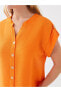 Lcwaıkıkı Classic Kadın Kaçık Yaka Düz Gömlek