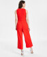 ფოტო #2 პროდუქტის Women's Cropped Wide-Leg Jumpsuit