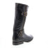 Фото #8 товара Bed Stu Gogo F321007 Womens Black Leather Hook & Loop Mid Calf Boots 6.5
