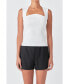 Фото #1 товара Women's Ribbed Knit Sleeveless Top