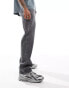 ASOS DESIGN baggy fit jeans with stretch in washed grey