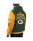 Men's Green, Gold Green Bay Packers Player Option Full-Zip Hoodie Jacket