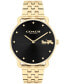 ფოტო #1 პროდუქტის Women's Elliot Gold-Tone Stainless Steel Bracelet Watch 36mm