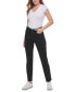 ფოტო #4 პროდუქტის Petite High-Rise Slim Straight-Leg Whisper-Soft Jeans