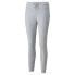 Puma Classics Ribbed Slim Pants Womens Grey Casual Athletic Bottoms 536014-04